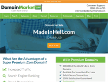 Tablet Screenshot of madeinhell.com