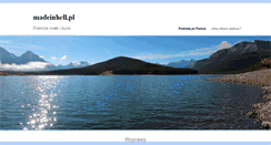 Desktop Screenshot of madeinhell.pl